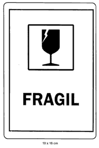 etiqueta fragil
